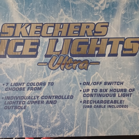 COPY - SKECHERS ICE LIGHTS ULTRA NEW BOY  SIZE 3 - Picture 4 of 15